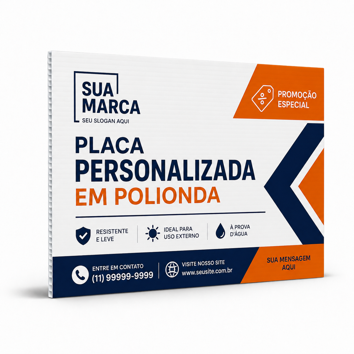 Placa Personalizada em Polionda — imagem 2