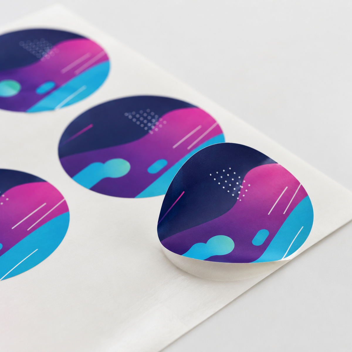 Rótulos em Folha 135x135 mm — imagem 2