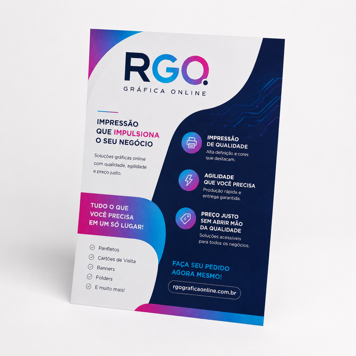 Reciclato 90g — Panfletos Flyers e Folhetos — imagem 4