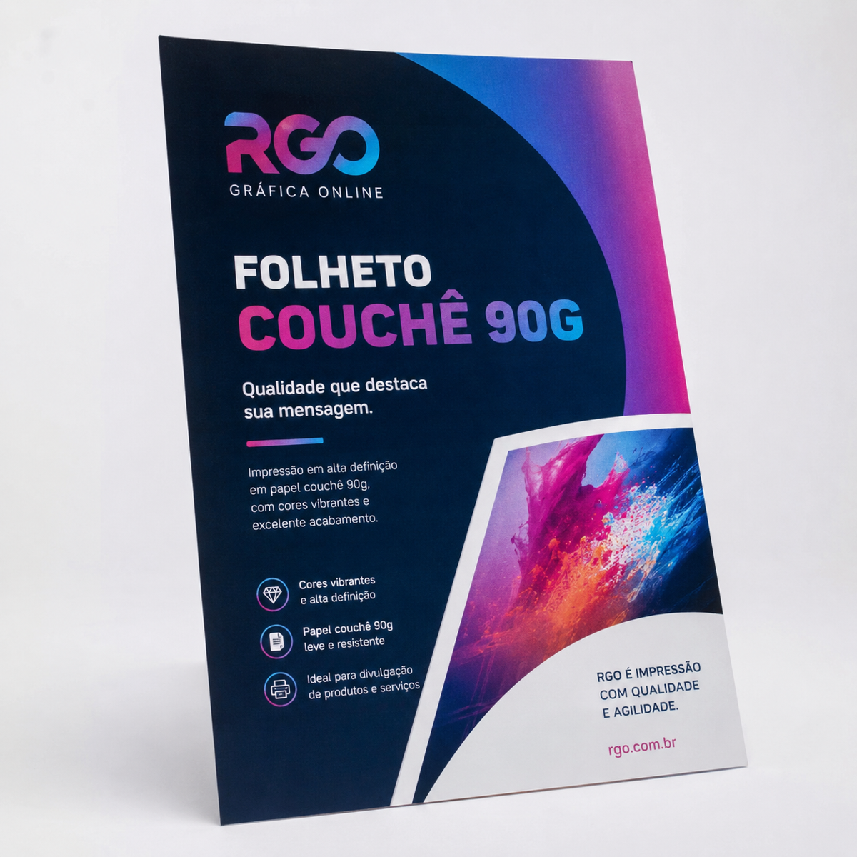 Reciclato 90g — Panfletos Flyers e Folhetos — imagem 2