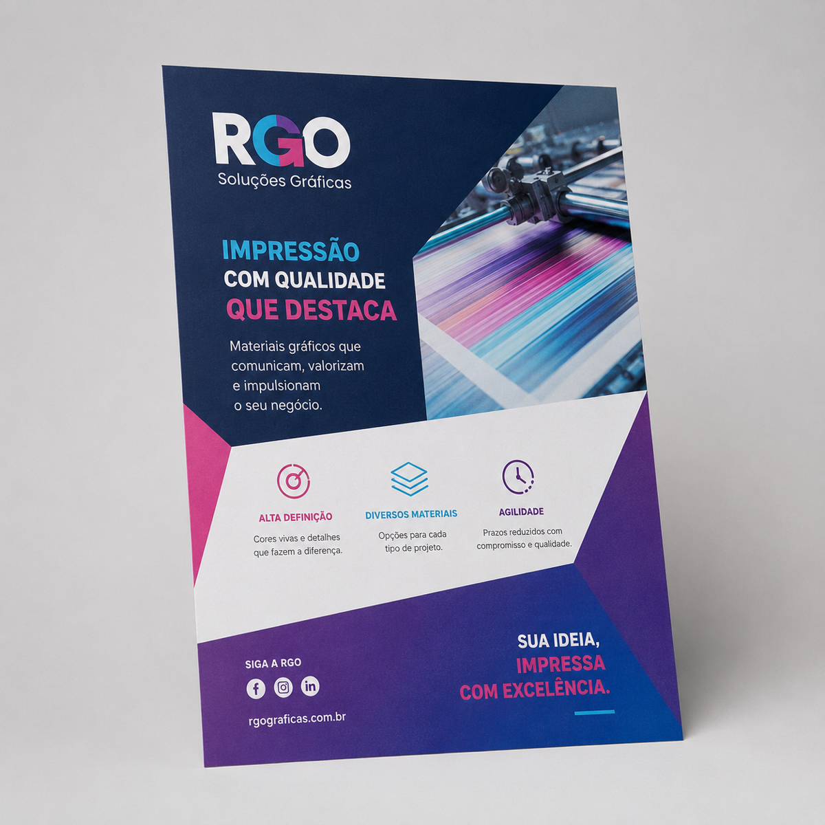 Reciclato 90g — Panfletos Flyers e Folhetos — imagem 3